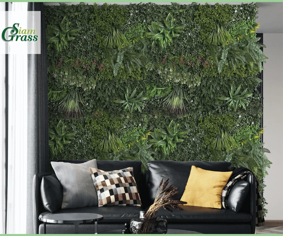 หญ้าปลอมแซมดอกไม้ เพิ่มความสดใสให้มุมตกแต่ง