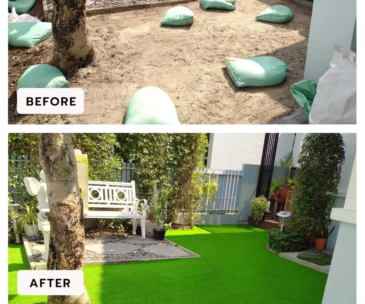 ขั้นตอนการติดตั้งหญ้าเทียมให้เรียบเนียนและทนทาน