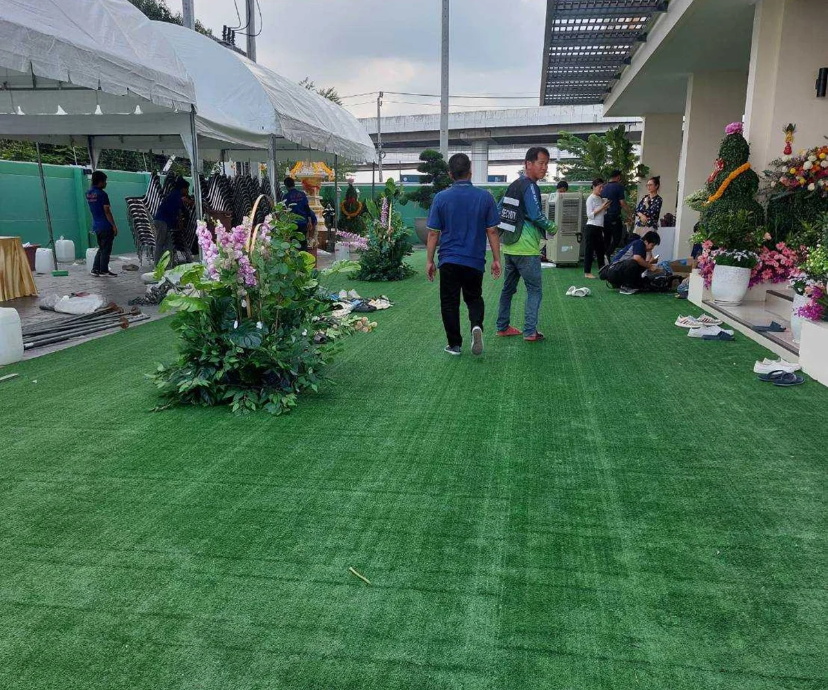หญ้าเทียมสำหรับงานจัดอีเวนต์ – สวยสะดุดตา ติดตั้งง่าย และประหยัดงบ