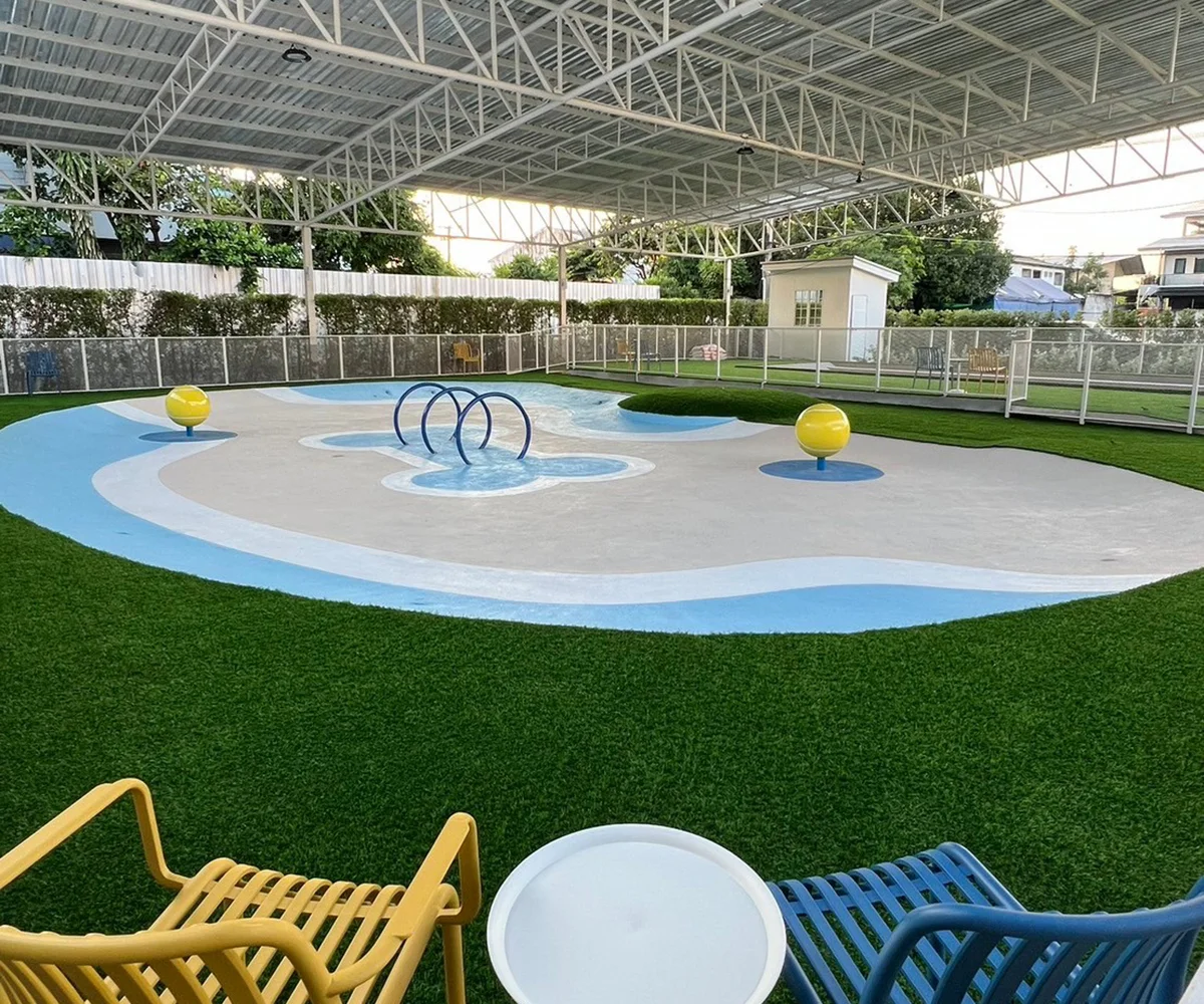 หญ้าเทียมกับงานตกแต่งภายใน เพิ่มความเขียวโดยไม่ต้องดูแล