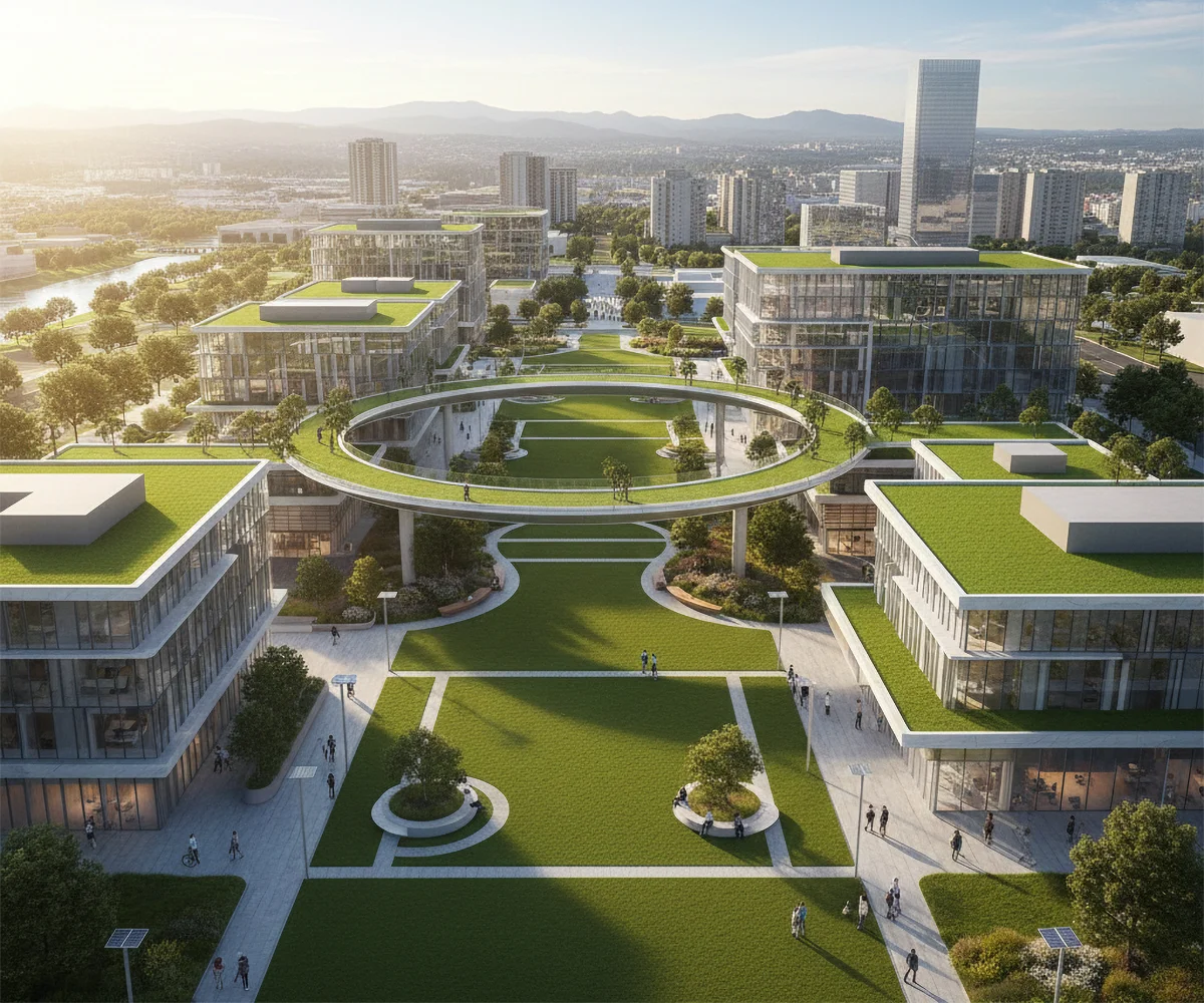 แนวโน้มการใช้หญ้าเทียมในงานภูมิทัศน์เมืองสมัยใหม่