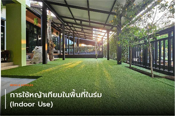 การใช้หญ้าเทียมในพื้นที่ในร่ม (Indoor Use)