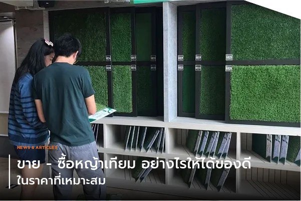 ขาย–ซื้อหญ้าเทียมอย่างไรให้ได้ของดีในราคาที่เหมาะสม