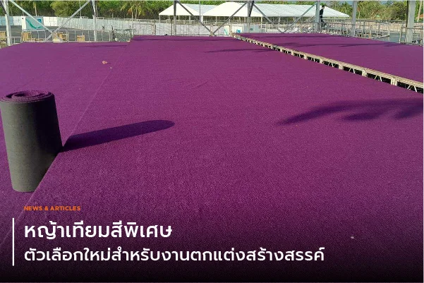 หญ้าเทียมสีพิเศษ – ตัวเลือกใหม่สำหรับงานตกแต่งสร้างสรรค์