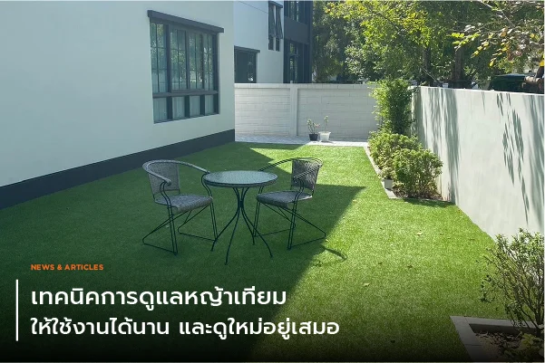 เทคนิคการดูแลหญ้าเทียมให้ใช้งานได้นานและดูใหม่อยู่เสมอ