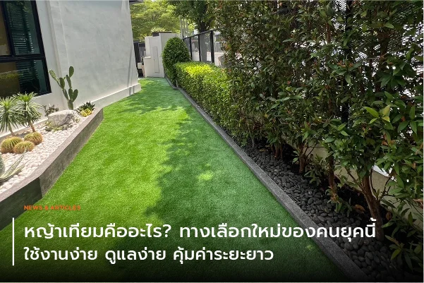 หญ้าเทียม คืออะไร? ทางเลือกใหม่ของคนยุคนี้ ใช้งานง่าย ดูแลง่าย คุ้มค่าระยะยาว